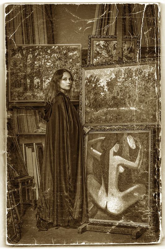 вдовушка, картина, портрет, жанр, девушка, девушки, красота, осень, фото Вдовушка фото превью