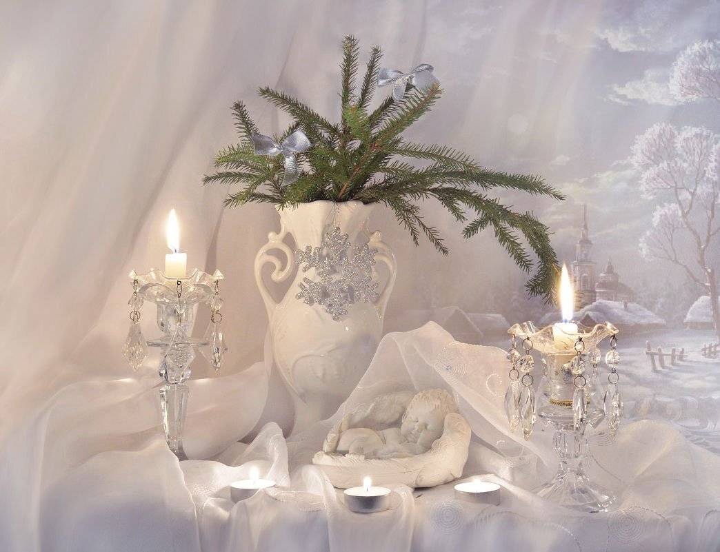 still life,натюрморт,фото натюрморт, свечи, рождество, праздник, подсвечник, зима, декабрь, Колова Валентина