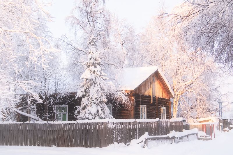 Зима севера фото превью