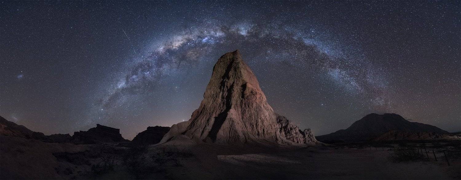 milkyway  night stars mountain, Gonzalo Javier Santile
