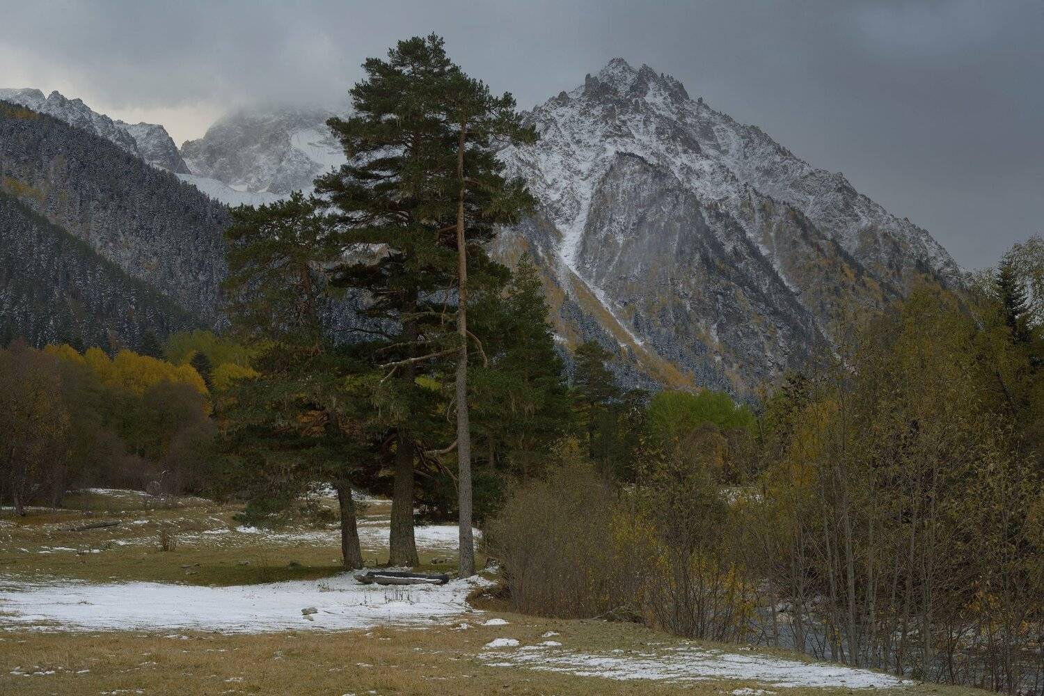 горы осень аксаут кавказ, Александр Жарников