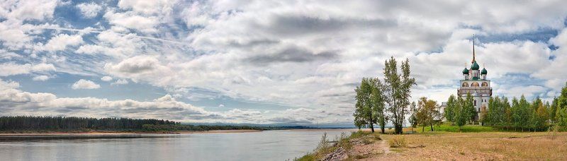 сольвычегодск, благовещенский, собор, на, берегу, вычегды Сольвычегодск. Благовещенский собор на берегу Вычегды фото превью