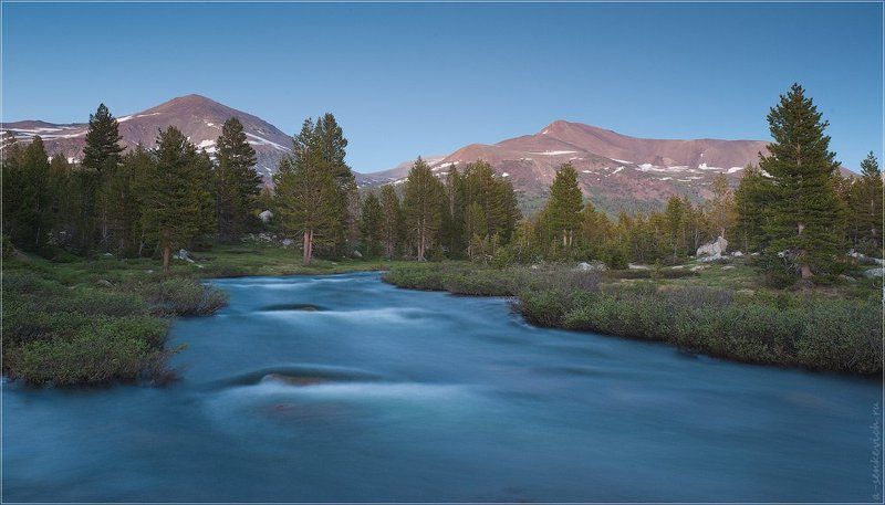 yosemite Этюд с речкой фото превью