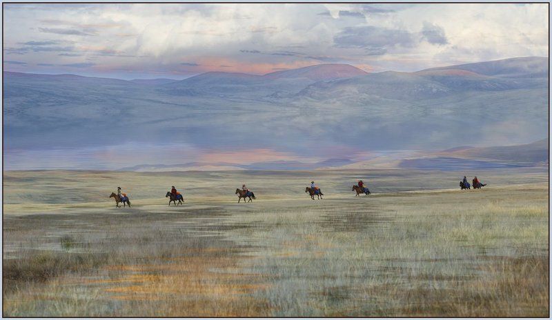 укок,конники,плоскогорье В поисках Беловодья... фото превью