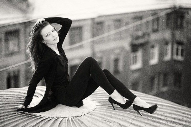 на крыше фото превью