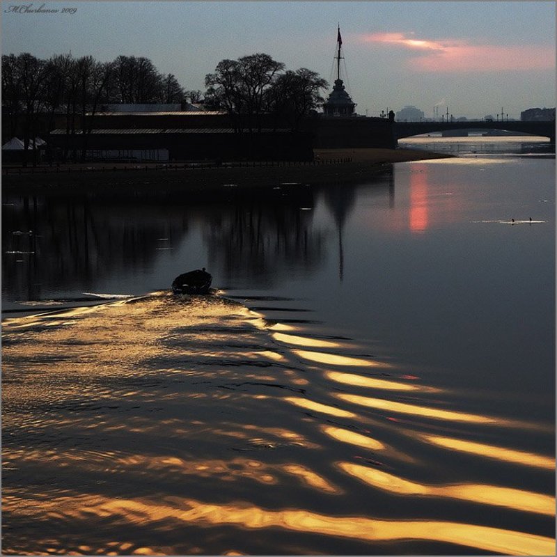 нева, лодка, петропавловка, заячий остров Лодочка фото превью