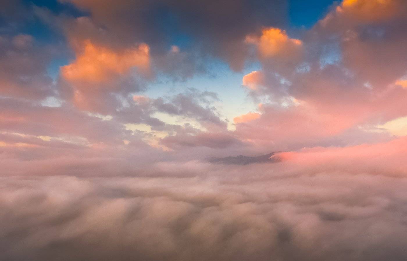 горы, утро, рассвет,, ФЁДОР