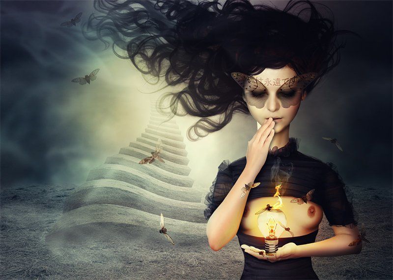 коллаж, фотоарт, фотошоп, душа, вечность О вечности души... фото превью