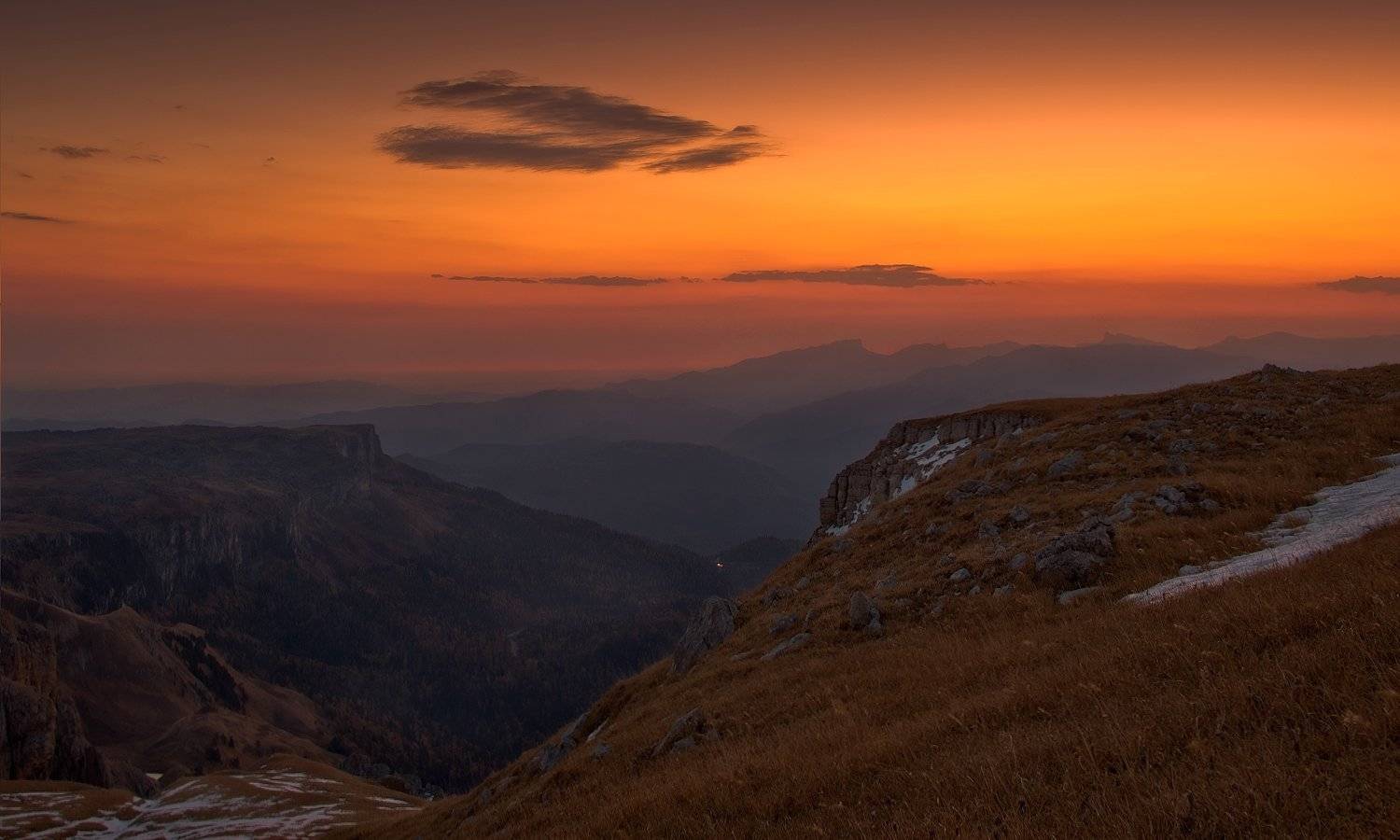 горы, кавказ, лаго-наки осень оштен, ФЁДОР