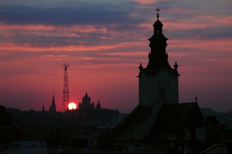 львов, львів, lviv, lemberg, leopolis, закат Город Легенд фото превью