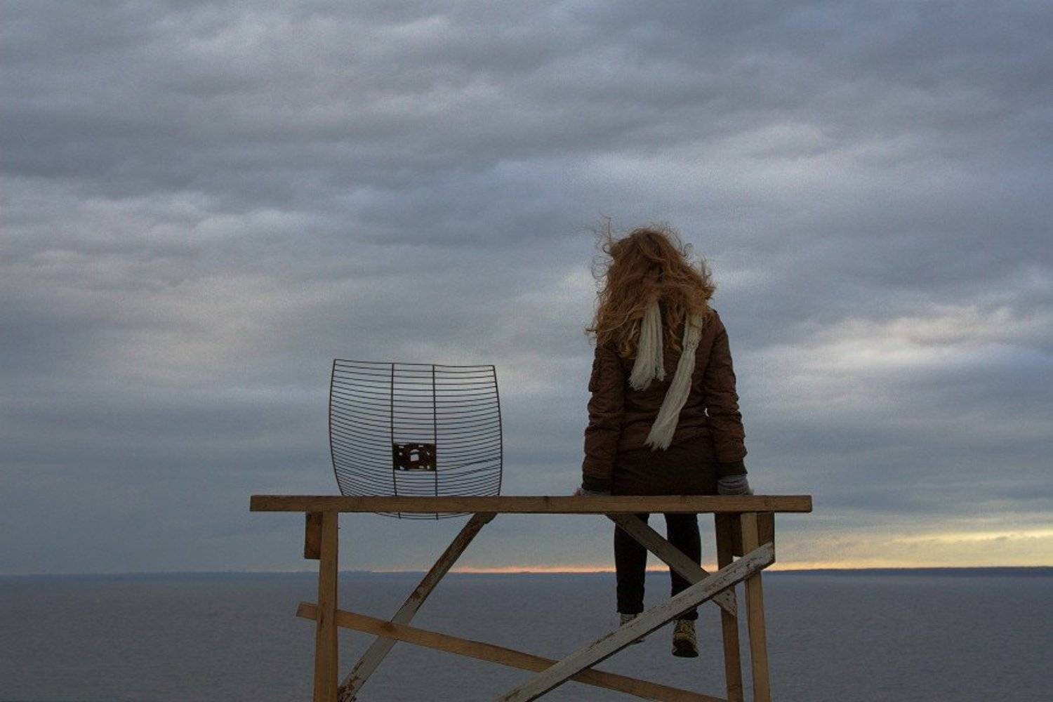 закат, небо, залив, Антон Ваганов