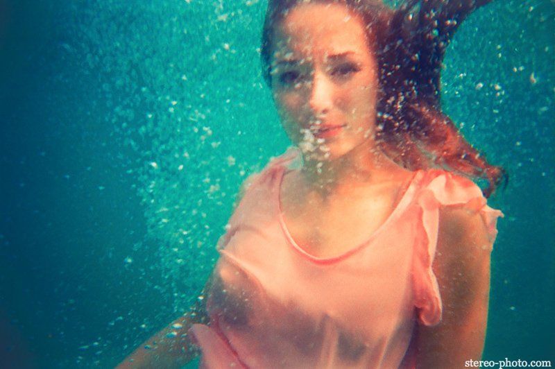 подводный, средиземное море, пленка, портрет В Средиземном море. Под водой. фото превью