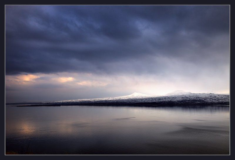 армения, озеро севан, вечер, горы, осень Севан фото превью