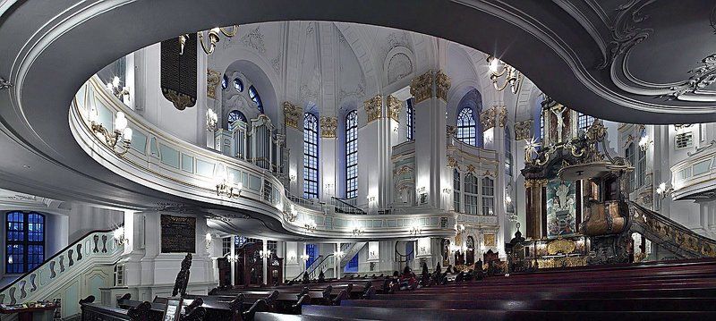 германия, гамбург,михаэлес кирхе Михель фото превью