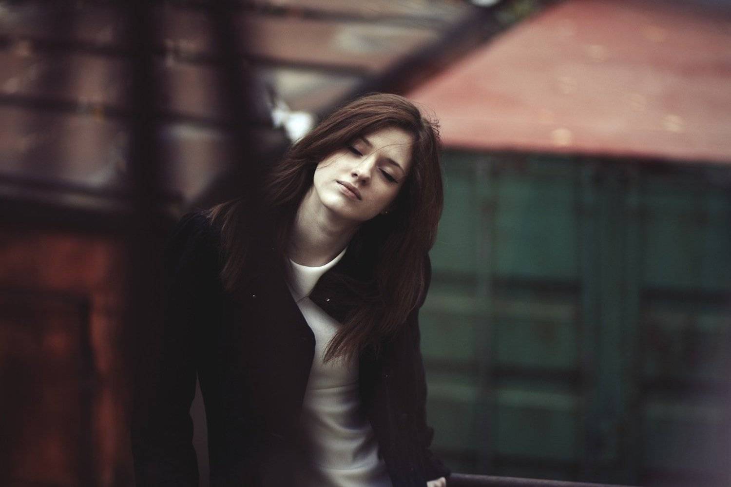 девушка, деревья, волосы, глаза, лицо, молодая, Болдырев Алексей