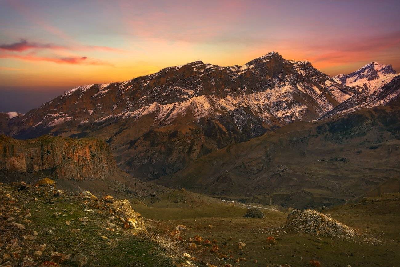 горы,закат,пейзаж, Елена Брежицкая