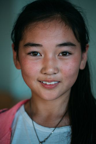 Dormitory girl in countryside