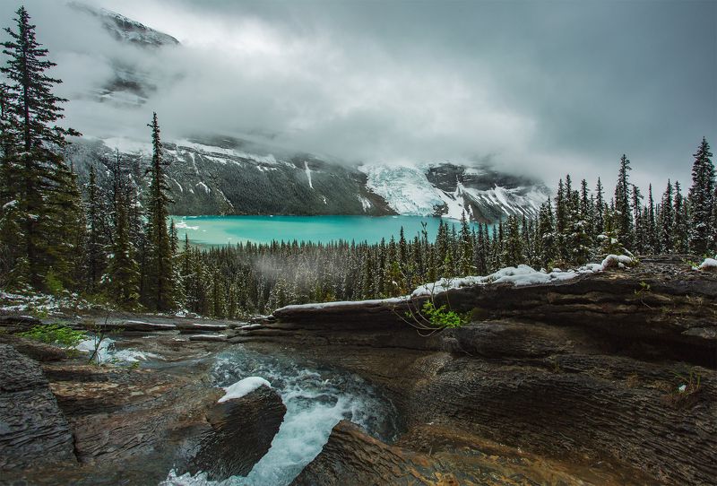 robson, milk, rain, berg, glacier, turquoise ИЗ МОЛОЧНОГО В БИРЮЗОВЫЙ И 0БРАТНО фото превью
