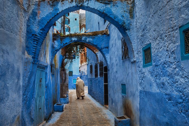 марокко, путешествие, архитектура, репортаж, африка Один в медине фото превью