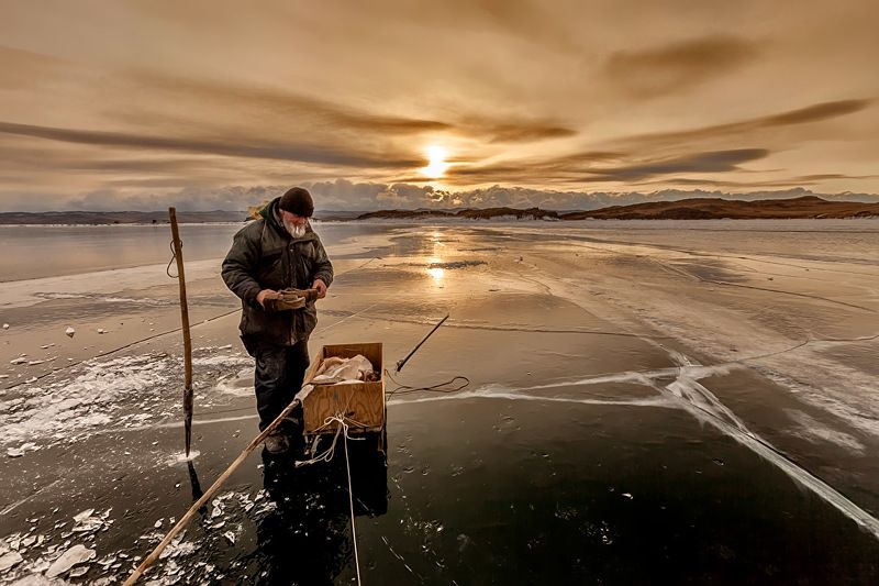 байкал, малое море, хадарта, декабрь, 2018 Пора домой... фото превью