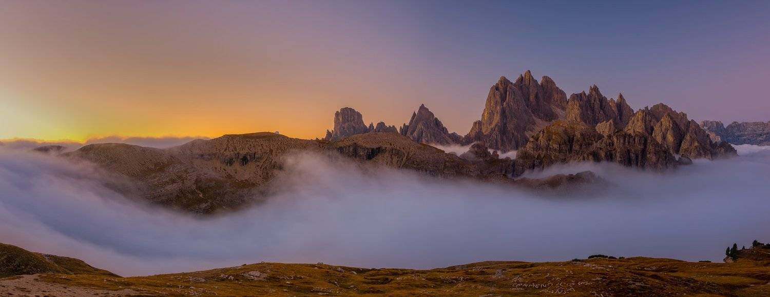 moutains,alpen,tyrol,trentino,auronzo,dolomiti,dolomity,dolomites,dolomiten,italy,italia,fog,mist,panorama,landscape,europe,moutain,sunrise,, David Charouz