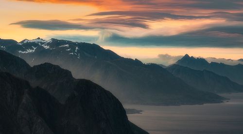 Swirl of clouds