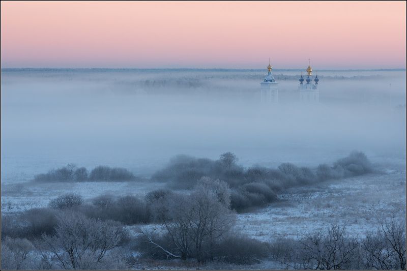 россия, ивановская обл, дунилово Зима в тумане утонула фото превью