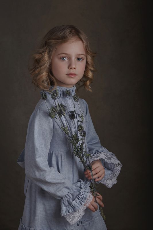 девочка, ангел, ребенок, портрет, арт Злата фото превью