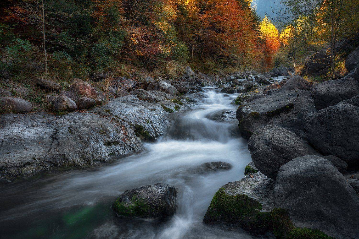 switzerland. montain rivers., Andris