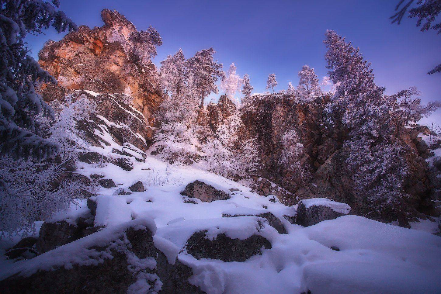 урал, горы, малиновая, белорецк, зима, уральскиегоры, Владимир Ляпин