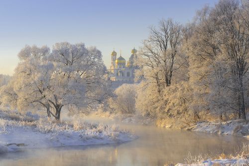 Морозное утро на р. Истра