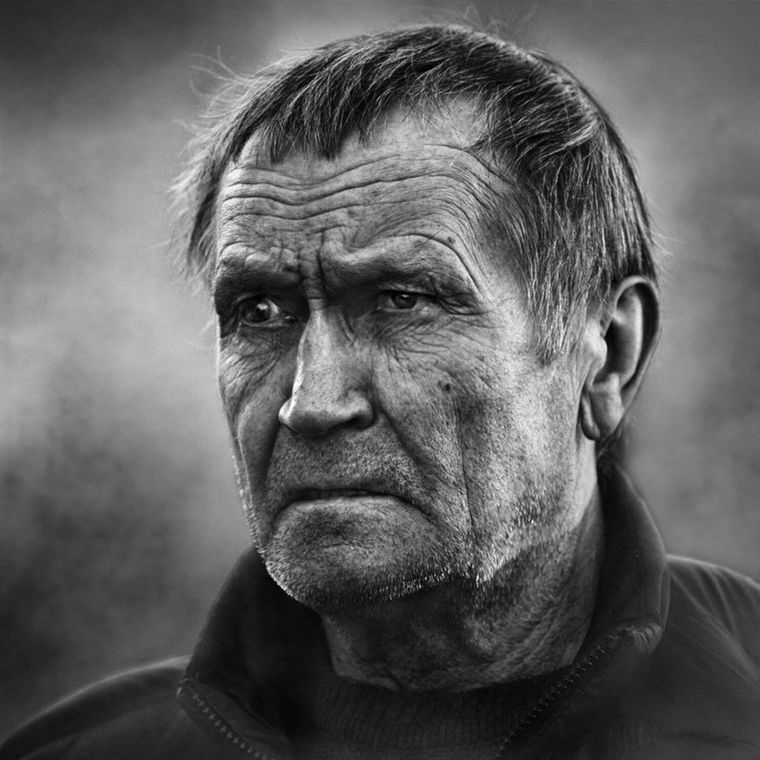портрет,черно белое,лица народного,юрец, Юрий Калинин