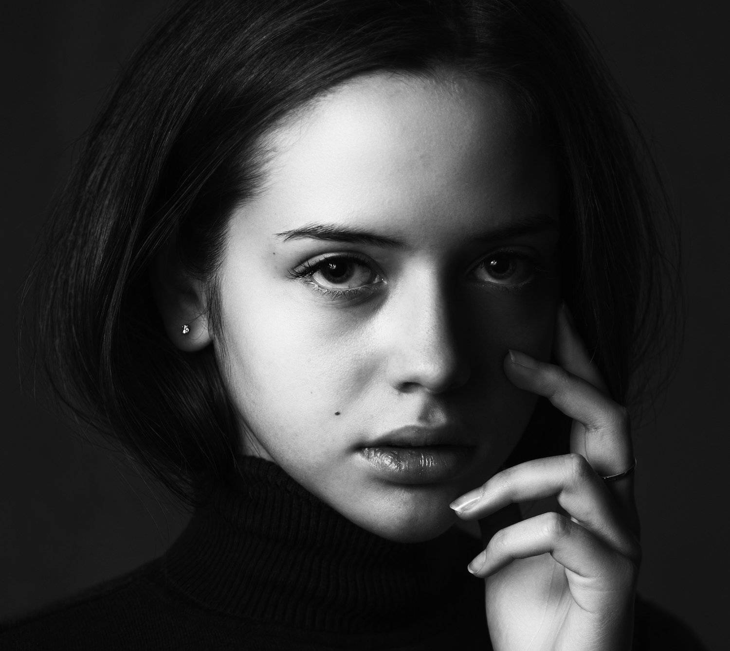 портрет,жанровый портрет , женщина, черно -белое, девушка, wb , красивая ,взгляд, Natalia Kholodova