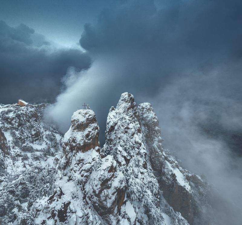 крым,ай-петри Зима Ай-Петри фото превью