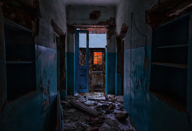 заброшенное, свет, Рязань, Tamron Поиски света в декабрьской мгле фото превью