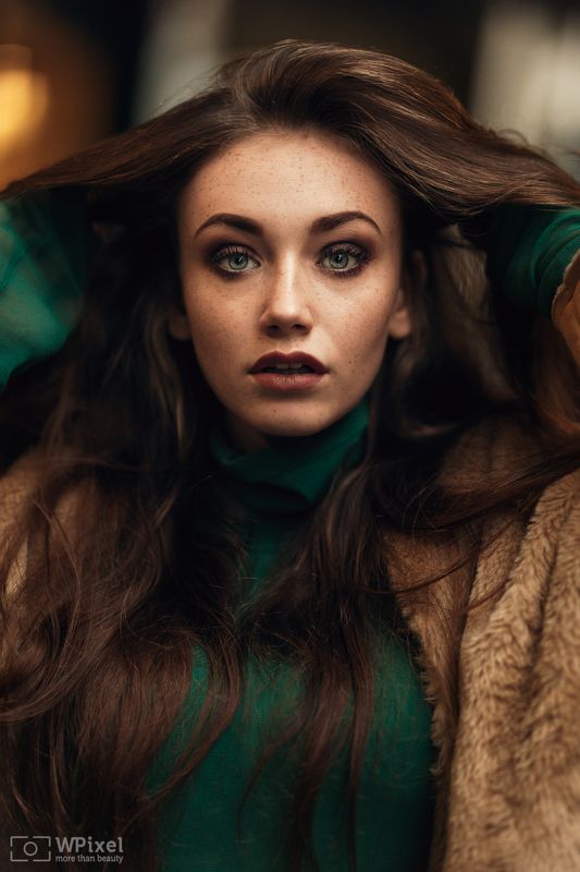 portrait women eyes redhair women by wpixel (More Than Beauty) фото превью