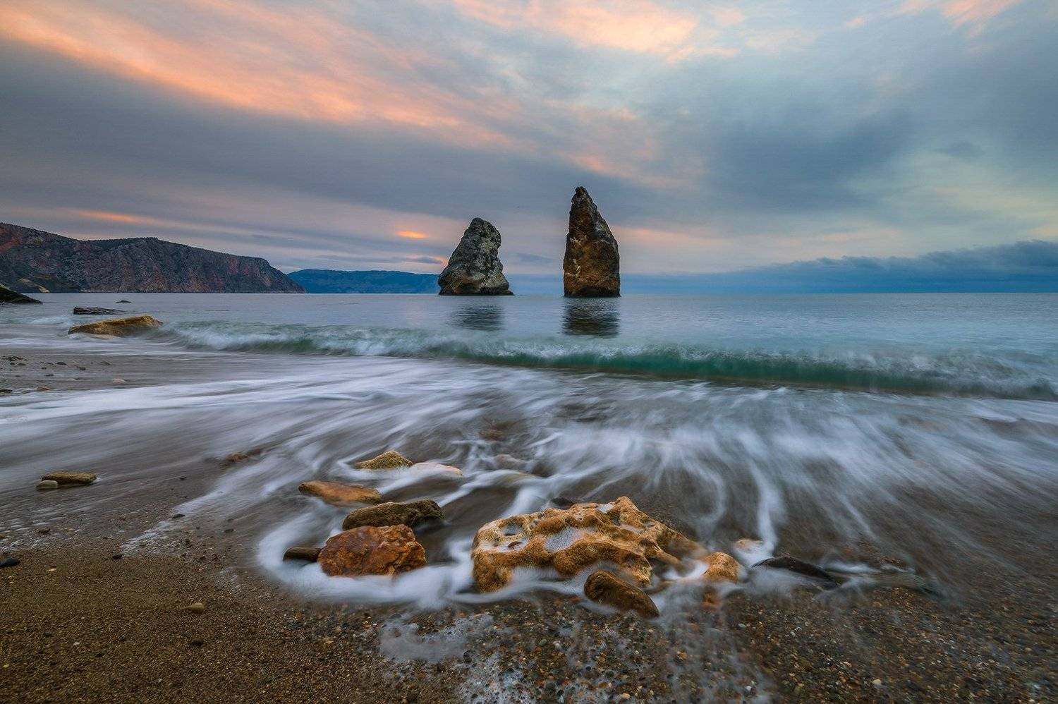 крым севастополь фиолент орест пилад январь рассвет, Николай Мысливцев