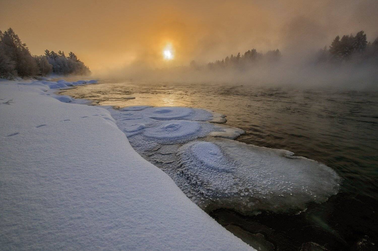 кольский, север,заполярье, пиренга, зима,, Роман Горячий