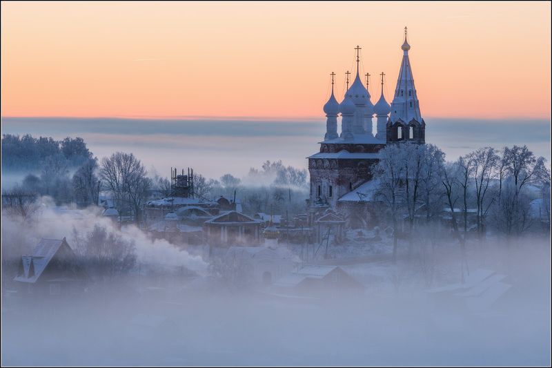 россия, ивановская обл, дунилово На землю опустились облака фото превью