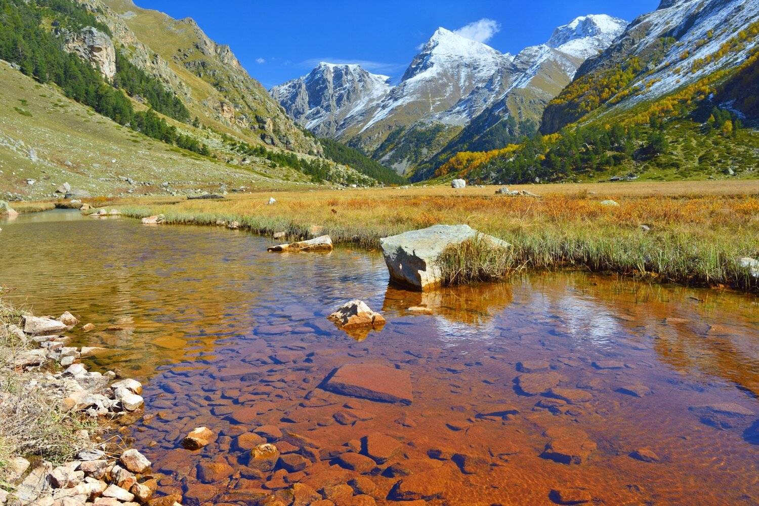 горы осень узункол мырды ручей, Александр Жарников