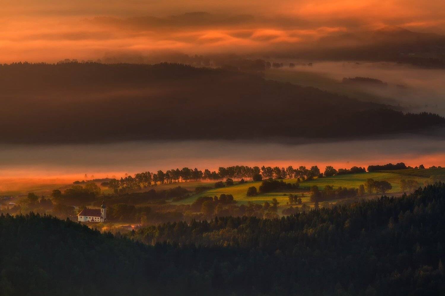 landscape,canon,mist,light,autumn, Iza i Darek Mitręga