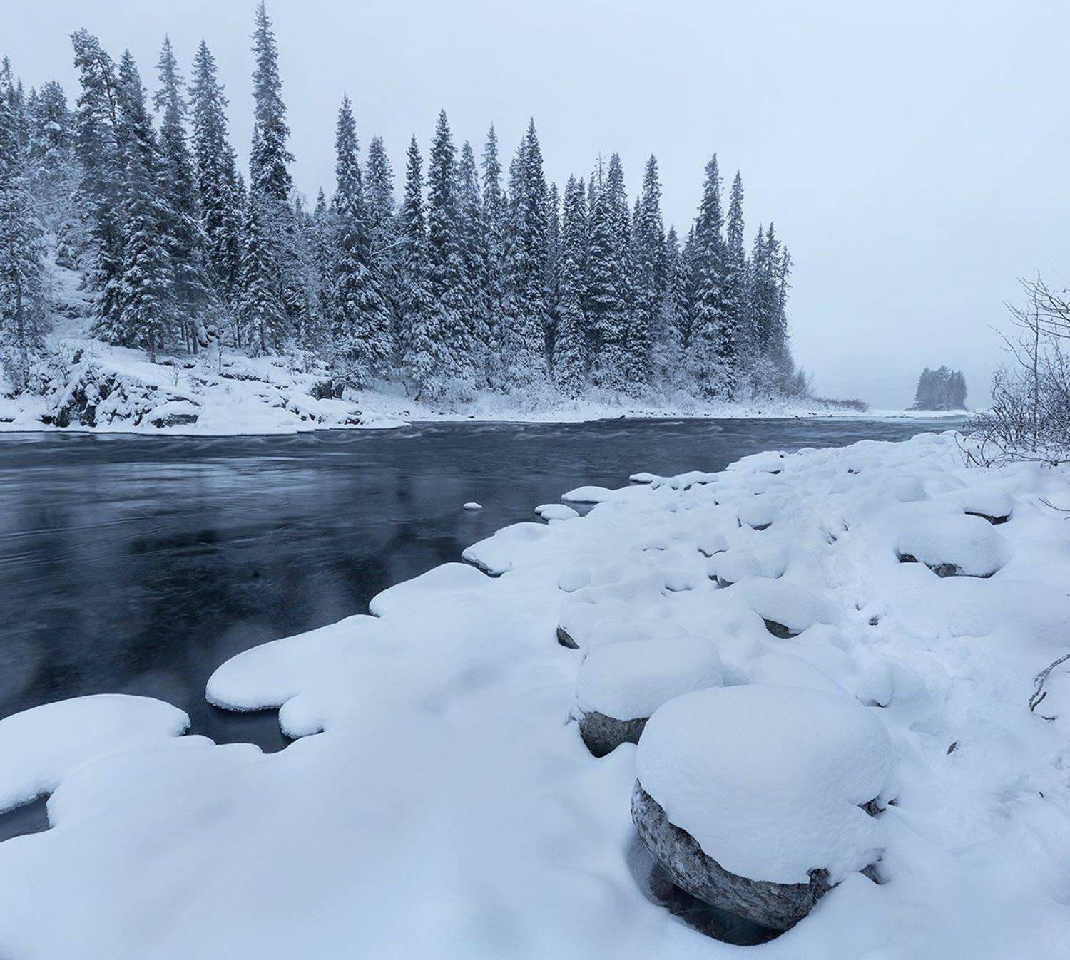 паанаярви, карелия, зима, Казаков Петр