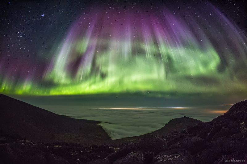 Хибины, сияние Выше облаков фото превью