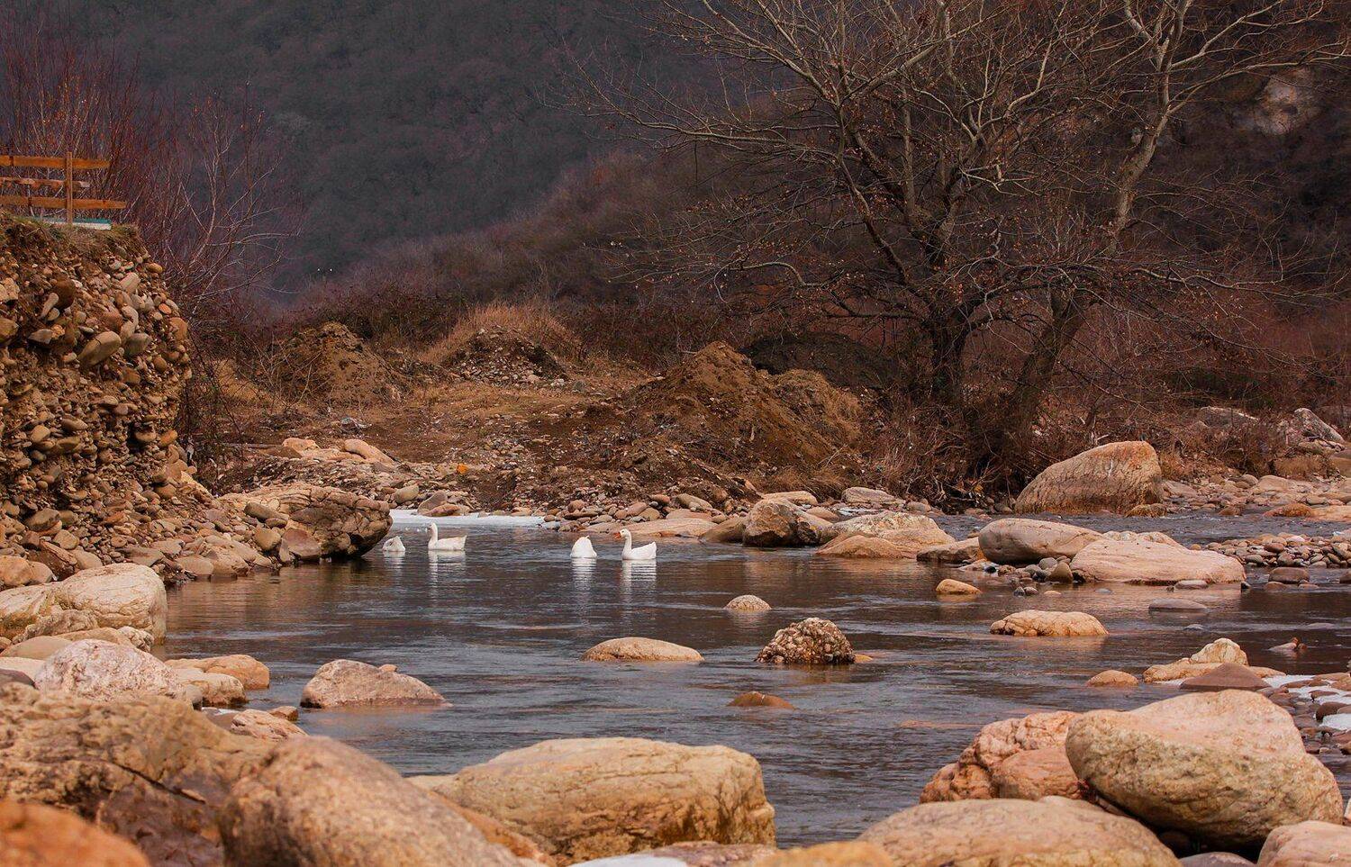 горы,река,осень,природа., Marat Magov