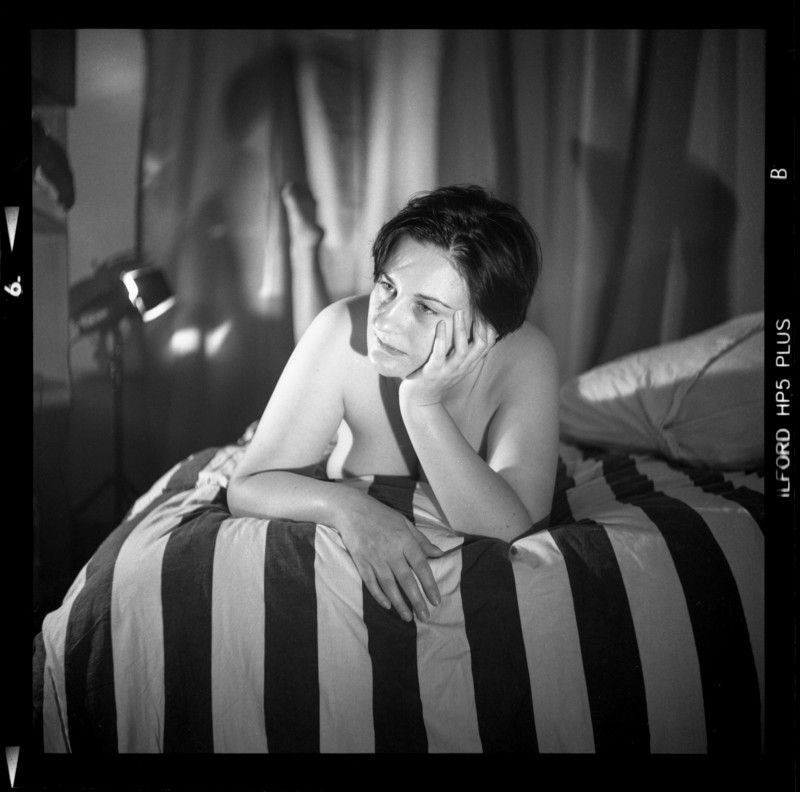 film, nude, portrait, analogue Loreta фото превью