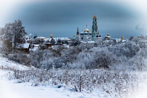 Зимний Сергиев Пасад