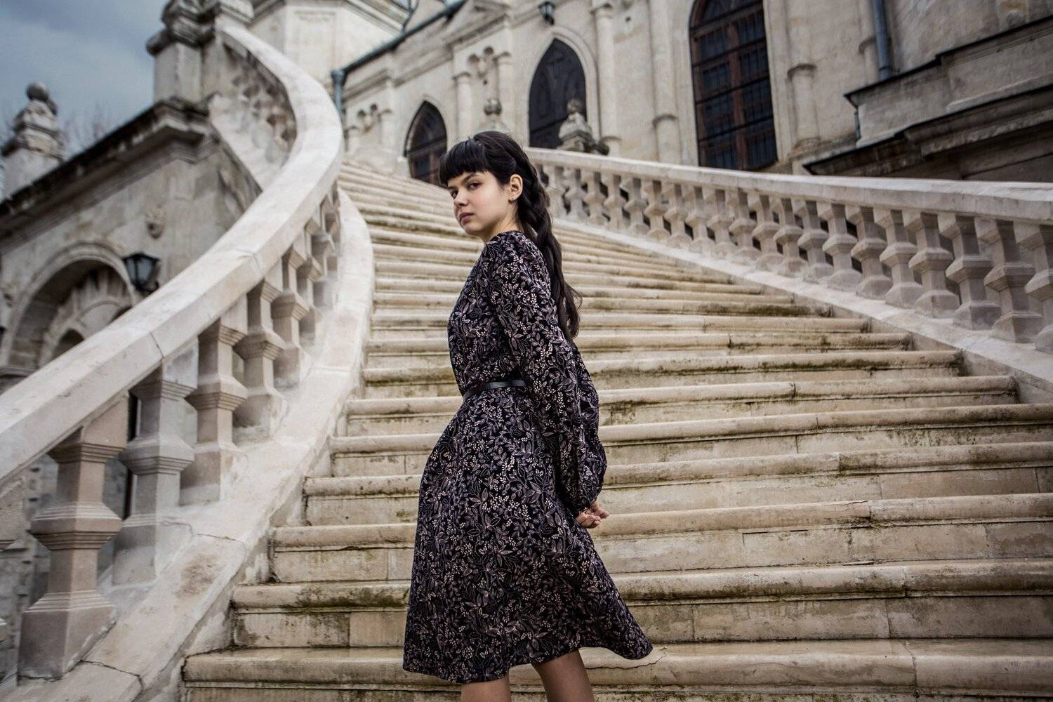 портрет,девушка,архитектура, Мария Буданова