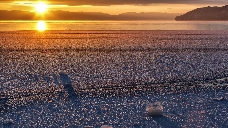 Закат. Байкал. фото превью