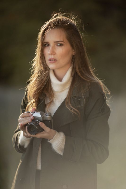 девушка фотограф природа красота Дарья фото превью