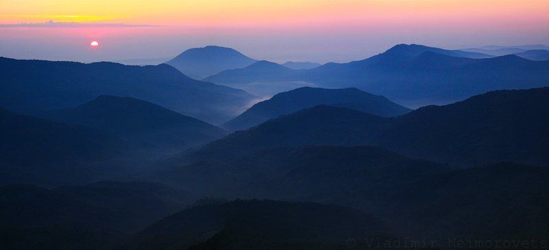 Рассвет в долине Убина фото превью